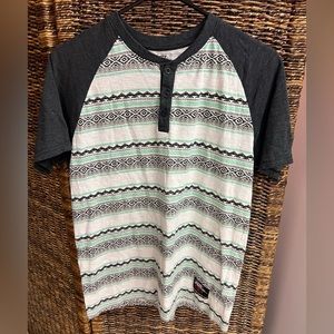 No Fear- Ladies Three- Button Shirt, Size: Junior‎ Medium